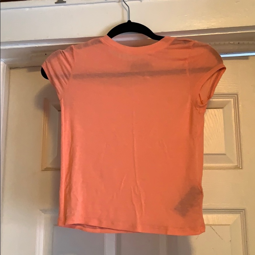 Pink crop top